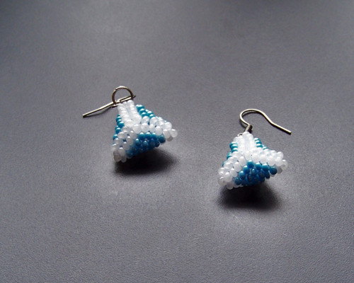 Mini trojúhelníčky - náušnice — foto 2