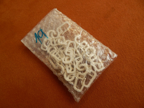 Háčky na kroužky k záclonám - 19 ks — foto 2