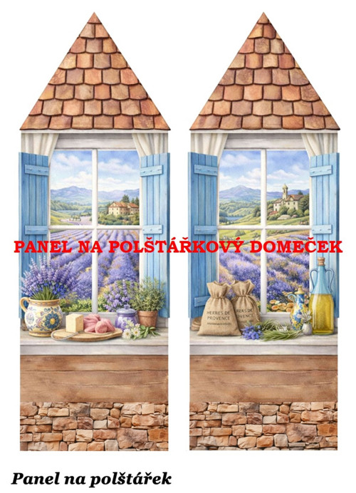 Bavlněný panel 48,5x67 cm — foto 2