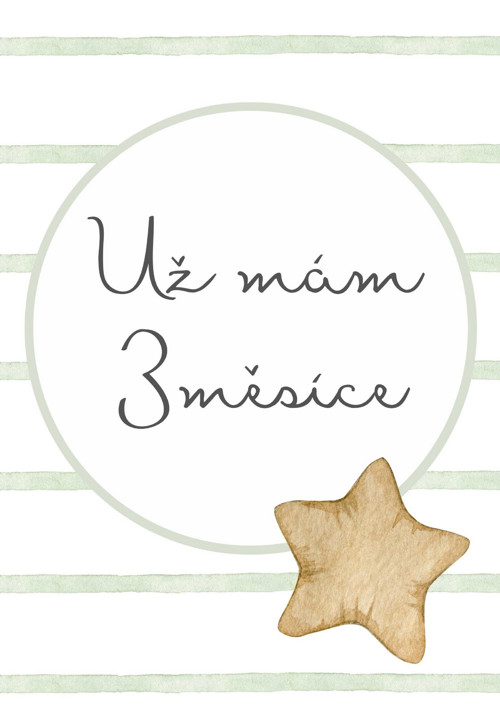Milníkové kartičky - UNI proužek — foto 3