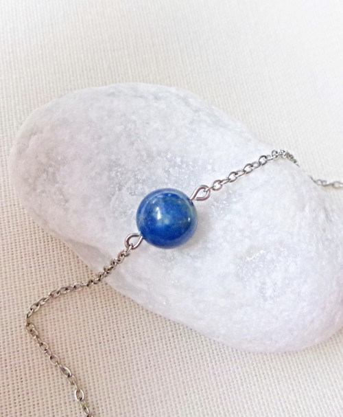 Náhrdelník s lapisem lazuli — foto 3