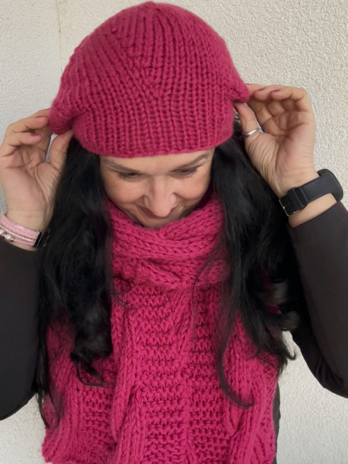 Baret fuchsiový — foto 3