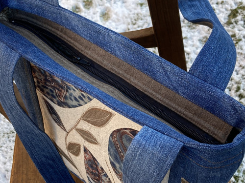 Taška - lístky, len a JEANS..... — foto 5
