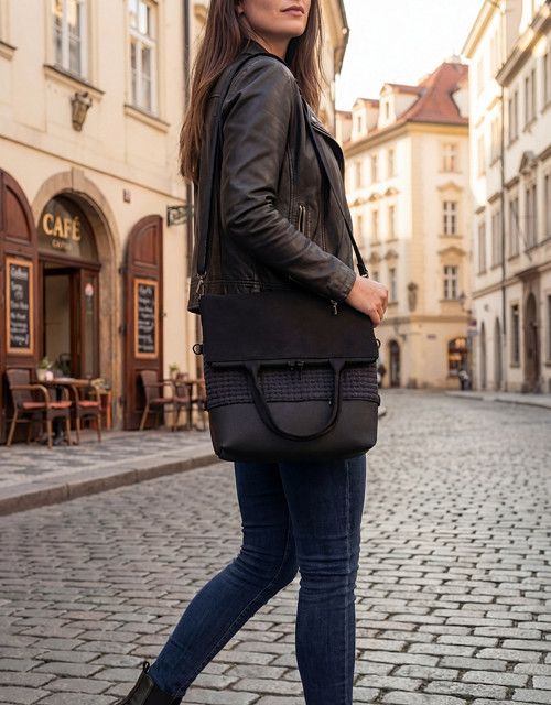 Kabelkobatoh - modrý prošívaný — foto 6