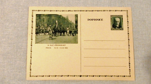 Dopisnice : IX. slet - Praha 1932 č. 2 — foto 2