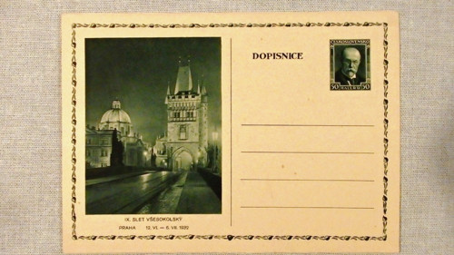 Dopisnice : IX. slet - Praha 1932 č. 3 — foto 2