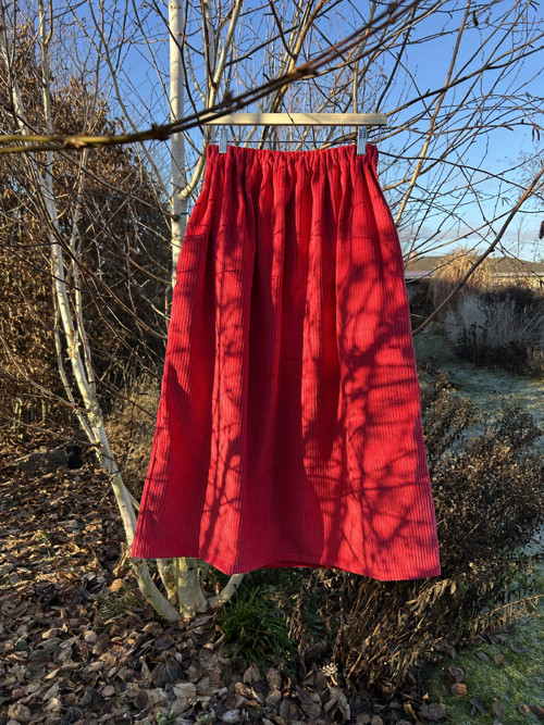 Sukně Manšestr Red — foto 2