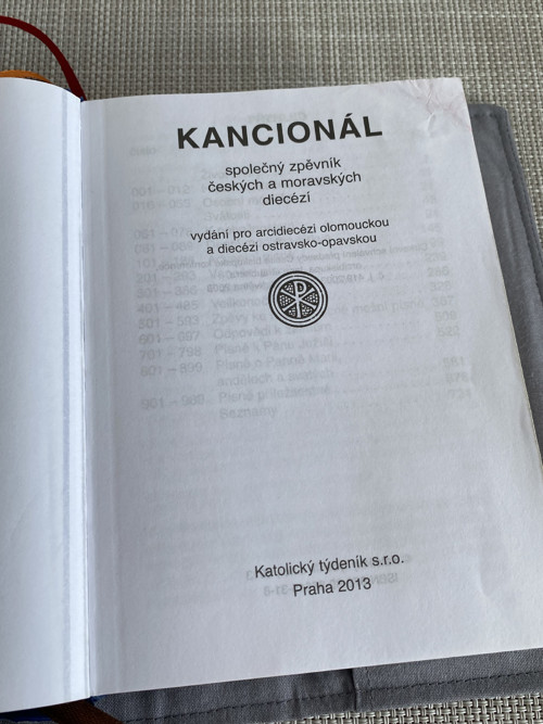 Nepromokavý obal na Kancionál — foto 2
