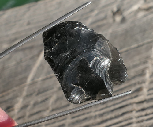 Surový obsidián černý V1747 — foto 3