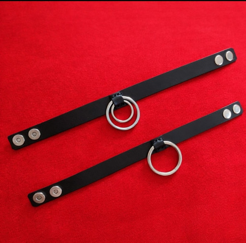 Kožený náramek Double Ring — foto 2