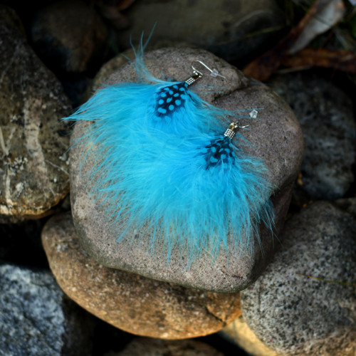 Peříčkové náušnice — foto 3