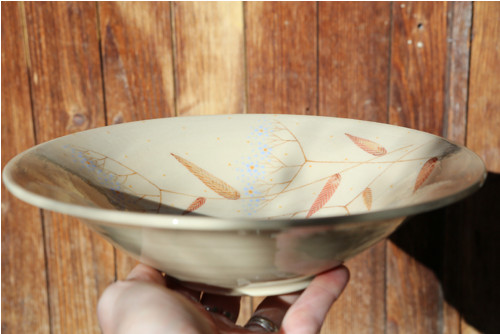 Řebříček Obecný - talíř - 24cm — foto 2
