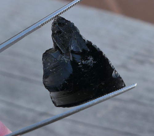 Surový obsidián černý V1801 — foto 3
