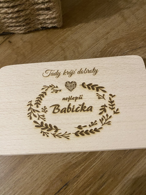 Prkénko "nejlepší babička" — foto 2