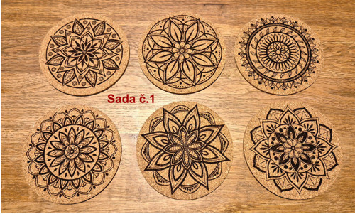 Podšálky Mandala 6ks (sada 1) — foto 6