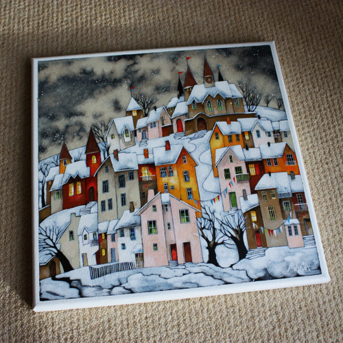 Kouzelná noc ... 40x40cm — foto 2