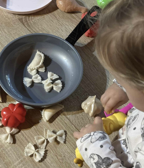 Ravioly 2 / Těstoviny z filcu - sada 5 ks — foto 3