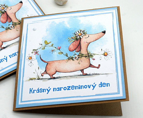Přání s jezevčíkem — foto 2