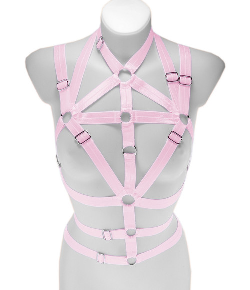 Harness dámský modrý nastavitelný postroj — foto 5