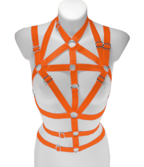 Harness dámský modrý nastavitelný postroj — foto 2