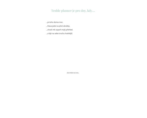 Měsíční planner pro maminky - 35 stran — foto 2