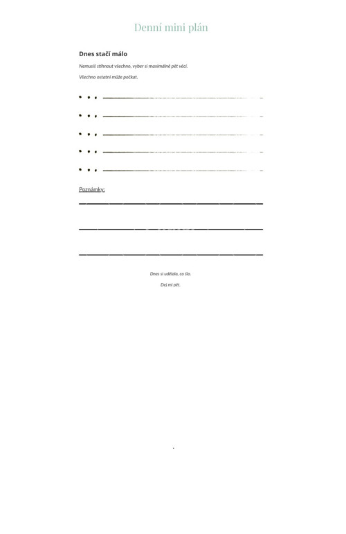 Měsíční planner pro maminky - 35 stran — foto 3