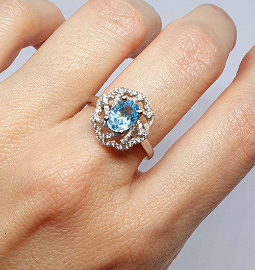 Přepychový prsten - Topaz 2 — foto 2