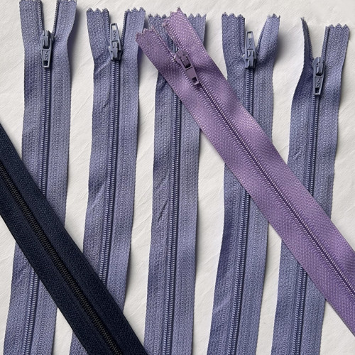 Zip - 18cm - fialovo-šedá — foto 3