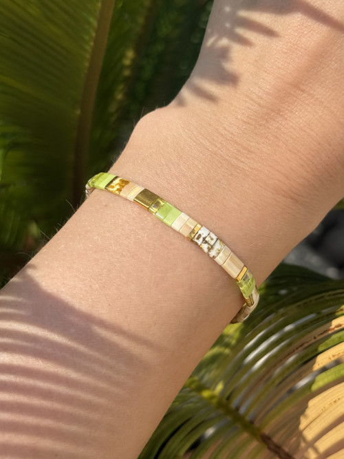 Náramek Miyuki Tila - LIMETIA — foto 4
