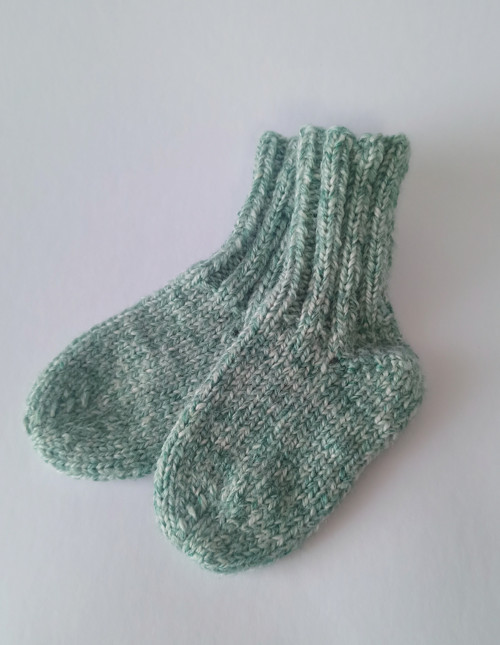 Pletené ponožtičky - 11,5 cm — foto 2