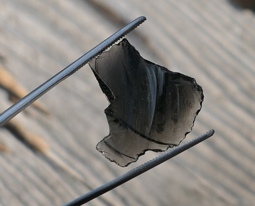 Surový obsidián černý V2085 — foto 2