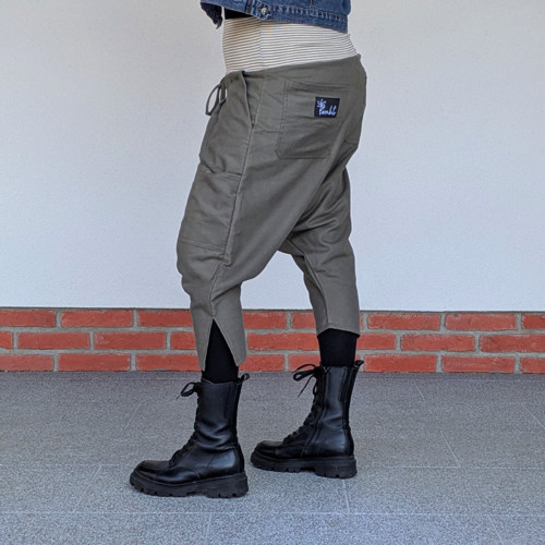 Kalhoty BUMGI khaki — foto 5