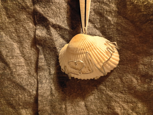 Mušle v drátu/wire wrapping — foto 3