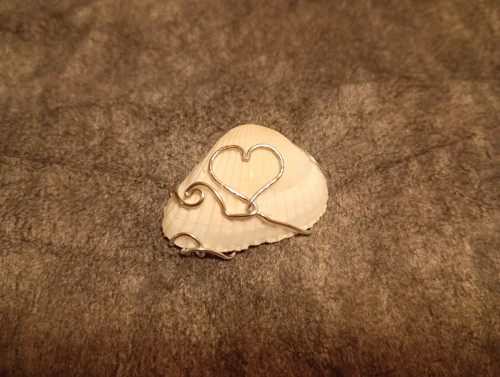Mušle v drátu/wire wrapping — foto 2