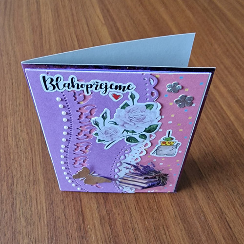 Srdečné 3D blahopřání s knihami — foto 3