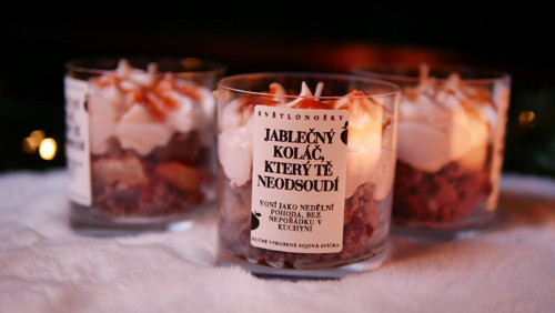 Dekorativní svíčka - "Jablečný koláč" — foto 3