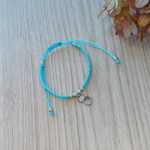 CAMILA VII. – macramé náramek s kočkou — foto 3