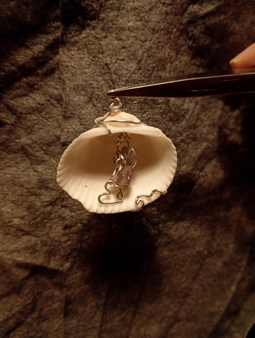 Mušle v drátu/wire wrapping — foto 2