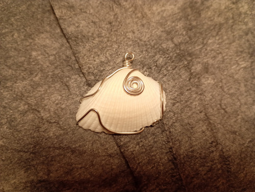 Mušle v drátu/wire wrapping — foto 2