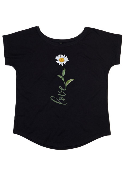Bio dámské tričko "Love & Daisy" — foto 2