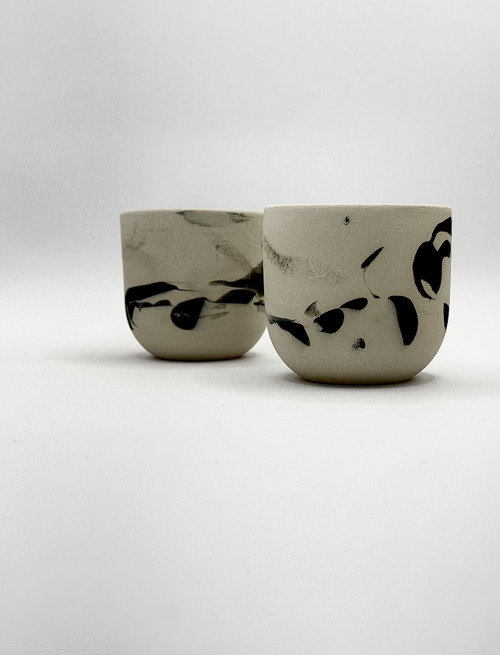 Hrnek NUT - espresso black/white — foto 2
