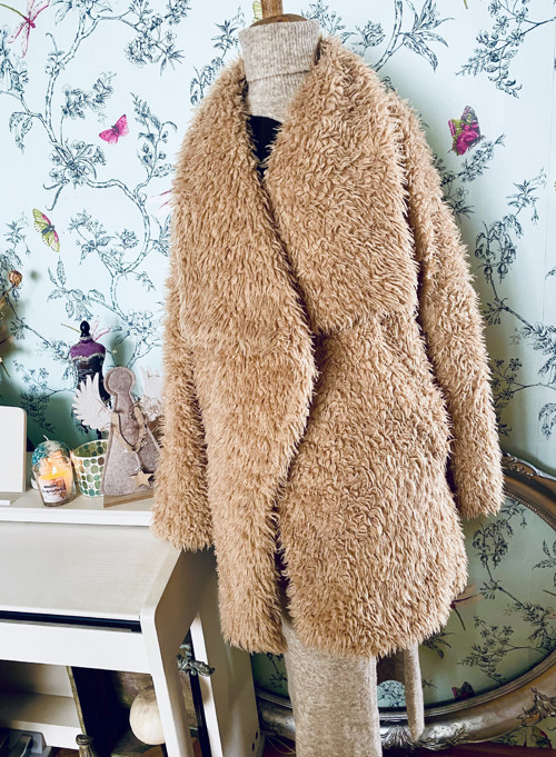 Boho Kabát chlupáč — foto 2