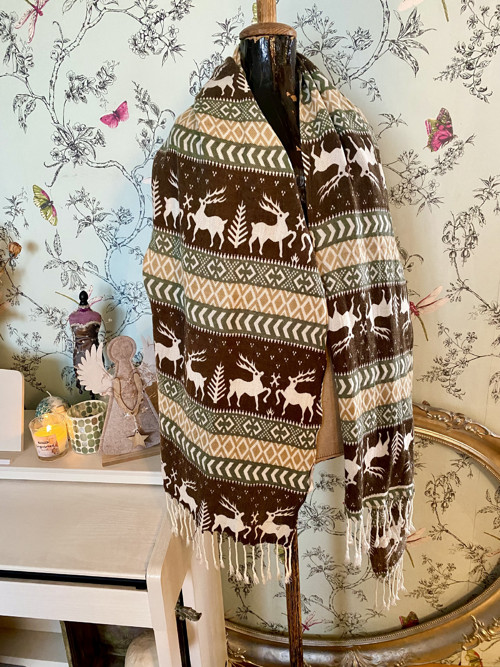 Šál boho s jeleny — foto 2