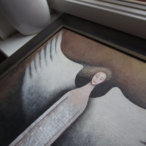 Srdce v peří. 72x59 cm — foto 5