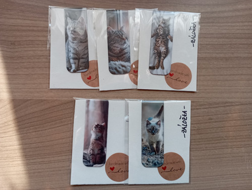 931 - Magnetická záložka - kočičky — foto 2