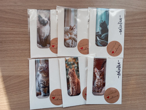 931 - Magnetická záložka - kočičky — foto 3