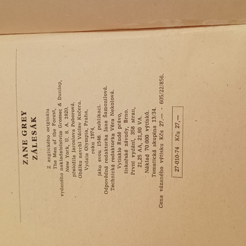 Zálesák Zane Grey — foto 3