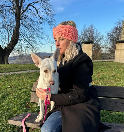 Podzimně/zimní čelenka — foto 4