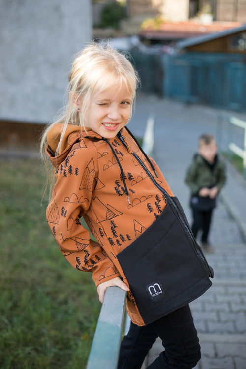 Softshellová bunda - ORIGINÁLNÍ POTISK skořice — foto 3