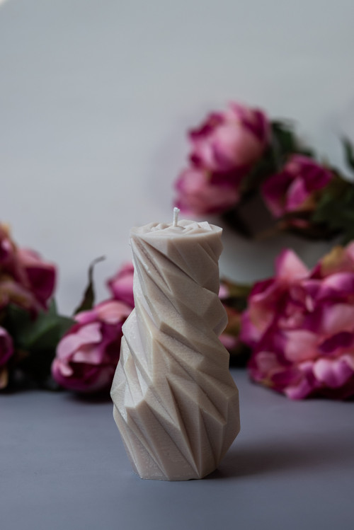 Geometric Diamond Candle — foto 4